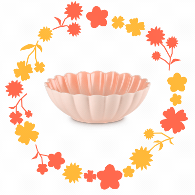 Le Creuset Gerbera Bowl Peche 650ml